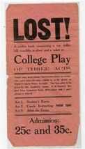 LOST! Comic Advertising Flyer for Michel's Opera House San Antonio Texas... - $27.72