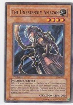 M) Yugioh - Konami - Yu-Gi-Uh! - The Unfriendly Amazon - LON-031 - Trading Card - $1.97