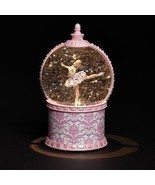 musical ballerina snow globe- plays swan lakeLighted automatic swirling glitt... - $79.15