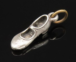 925 Sterling Silver - Vintage Kitten High Heel Shoe Charm Pendant - PT21336 - £19.10 GBP