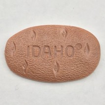 Idaho Potato Vintage Plastic Pin Button Pinback USA Travel - £9.42 GBP