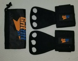 Fitness Crossfit Gloves w/ Wrist Support Gym Weightlifting Medium Black - $12.38