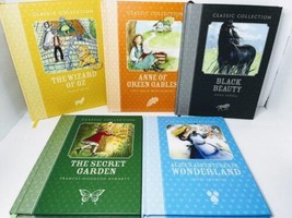 Lot 5 New Children&#39;s Books Classic Collection Beauty Gables Wonderland Garden Oz - £14.97 GBP