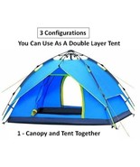 3 - 4 Person 3 Season Light - Automatic Pop Up Mount Denali 5.0 Tent - £70.31 GBP