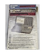 Vtg Sharp YO-300 Electronic Personal Organizer 32 KB Pocket-Sized PC Lin... - €11,57 EUR