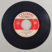 The Monkees 45 Record I&#39;m A Believer / I&#39;m Not Your Steppin&#39; Stone - £6.30 GBP