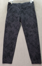 Calvin Klein Crop Leggings Womens Large Gray Performance Quick Dry Elast... - $18.45