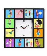 Clock with 12 cute funny sexy girls fart farting pictures gag prank man ... - £25.65 GBP