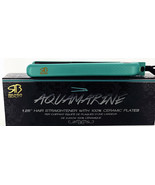 Relaxus Beauty Aquamarine Color 1.25&quot; Hair Straightener with 100% Cerami... - $868.46 MXN