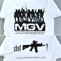 MGV Firearms Experience Las Vegas Babes Guns S T-Shirt Small Mens Shot Gun? New - £15.41 GBP