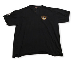 Vintage Harley Owners Group HOG Michiana Elkhart Chapter Button Down T-Shirt XXL - £20.48 GBP