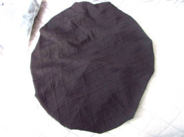 Round Black Cover Elastic &amp; Clasps Stretch Chair Stool Cover Patterned New - $73.34 MXN