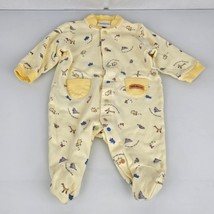 Vintage Carters John Lennon Romper Footie Bodysuit Pastel Animals Unisex... - $29.69
