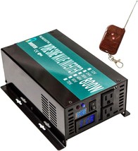 Wzrelb Rbp80012Vcrt 800W 12V 120V Pure Sine Wave Solar Power Inverter With - £96.13 GBP