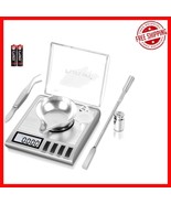 Lightweight Digital Milligram Scale with Scoop, Pan &amp; 10- Support Guarantee - $623.90 MXN