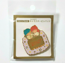 Little Twin Stars Character Pin Badge Super Rare SANRIO 1997 Retro - £16.22 GBP