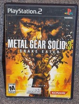 2004 PS2 Metal Gear Solid Snake Eater Game with Original Case &amp; Instructions - £35.37 GBP