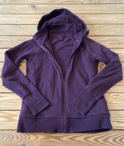 Athleta Women’s Full Zip Hooded jacket size M Maroon  T8 - $31.58