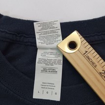 Gildan Heavy Cotton THINK PINK BLEED GOLD Women's Black Cotton Graphic T-Shirt L image 5