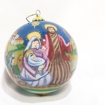 Li Bien Nativity Scene Holy Family Christmas Ornament 3 1/2&quot; Hand Painted Jesus - £21.45 GBP