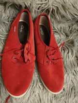 Ladies Clarks Size 4 Trainers Red - £7.17 GBP