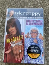 Tyler perry double feature DVD why did I get married diary of a Mad Black woman - £19.77 GBP
