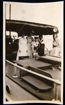 1919 Photo Snapshot  Pretty Women aboard Miami FL Charter Boat - £1.95 GBP
