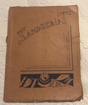 1944 Vintage Sandscript William A. Wirt School Gary Indiana Yearbook Ephemera PB - £23.37 GBP