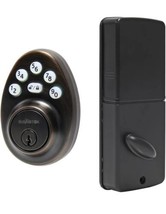 Signstek Electronic Deadbolt Door Lock with LED Backlit, Password/Key Ac... - £39.47 GBP