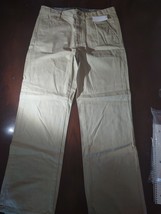 Basic Editions Boys Size 12 Husky Khaki Pants - £13.19 GBP