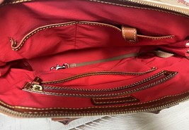 Dooney & Bourke Beautiful White Ostrich Zip Satchel-NEW image 2