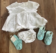 Vintage 6 Piece 1990s The Baby Place Outfit - Baby Girl 3-6 Months - $527.06 MXN