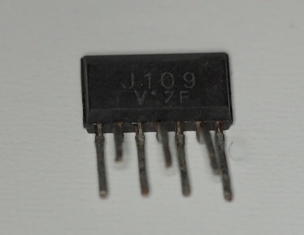 2SJ109-V low noise high gain dual P-channel J-FET used 1 piece ultra rar... - $22.03