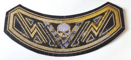 Harley Davidson Owners Group HOG 2012 Membership Golden Skull Rocker Pat... - $9.99