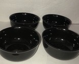 Royal Norfolk-Black Cereals / Serving Bowl Set with 4-Micro / Dish Safe-... - $39.42