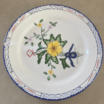 Vintage Tiffany Lisbon Hand Painted Portuguese Flower Salad Bread Plate ... - $24.99