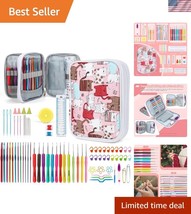 All-in-One Crochet Hooks Set with 99 Accessories – Perfect Gift for Craf... - $37.00