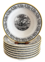 Villeroy &amp; Boch Set of 8 Audun Ferme 7 7/8&quot; Rim Soup Bowls - £251.55 GBP