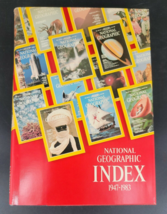 Vintage National Geographic Index Book - 1947-1983 HC DJ Mint condition. - $12.50