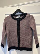 Lacoste Women's Button-Up Cardigan Sweater Size 40 France - $99.00
