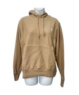 Vintage Champion Reverse Weave Tan Beige Khaki Hoodie Sweatshirt size S - $46.84 CAD