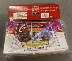 Vintage Campbells Soup Coupon Holder! Collectable -New Old Stock-Damaged Package - £14.89 GBP