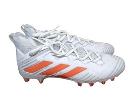 Adidas Freak Ultra Primeknit Boost FX1300 Men Sz 13.5 White Gray Football Cleats - £63.28 GBP