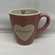 Pet Rageous Designs “Cat Lover” Pink, Heart Coffee Cup Mug  - $14.80