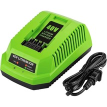 Replacement Charger Compatible With Greenworks 40V Battery Charger Lithium Ion 2 - £41.63 GBP