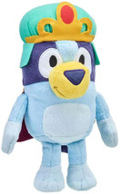 8&quot; Plush Dog with Cape and Crown - New - Bluey Friends Royal Princess Bluey - £15.21 GBP