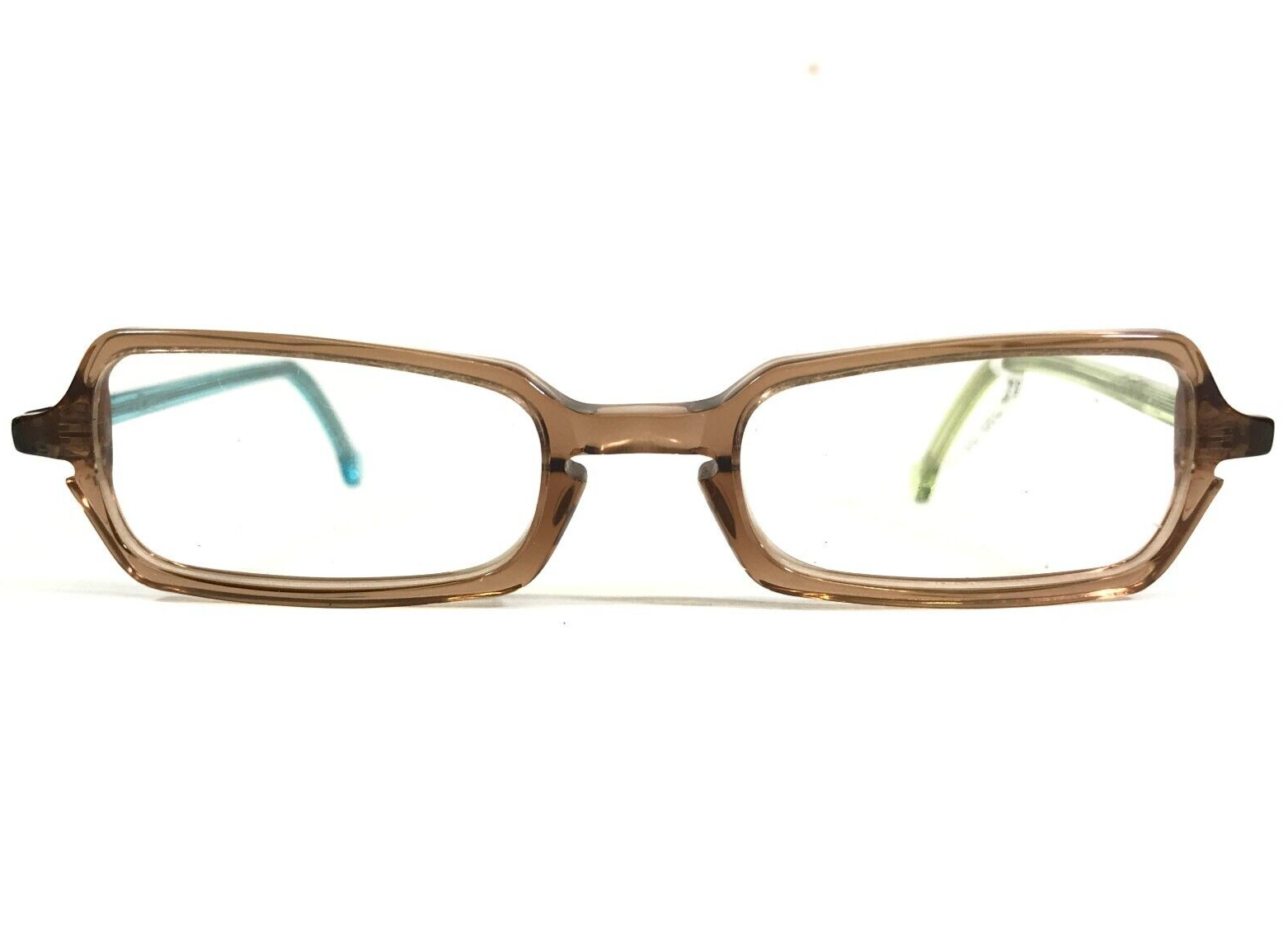 Vintage La Eyeworks Brille Rahmen BERK 183 Klar Brown Blau Grün 45-20-135 - $74.23