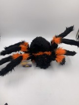 Cracker Barrel Giant Furry Spider Motion Activated Red Eyes Halloween Pr... - $27.76