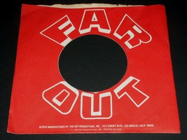 Far Out 45 Rpm Paper Sleeve Vintage Far Out Productions - £10.38 GBP