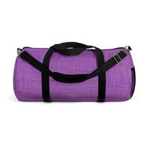 Hyper Iris Orchid Red: Denim-Inspired, Bold Style - Duffel Bag - $73.47+